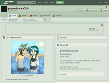 Tablet Screenshot of gwenxduncanclub.deviantart.com