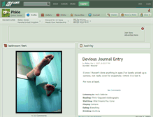 Tablet Screenshot of piskie.deviantart.com