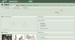 Desktop Screenshot of dragon42.deviantart.com