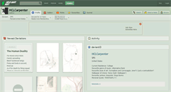 Desktop Screenshot of hclcarpenter.deviantart.com