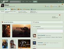 Tablet Screenshot of nissun.deviantart.com