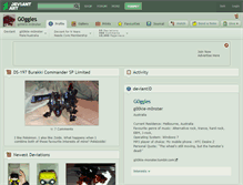 Tablet Screenshot of g0ggles.deviantart.com