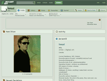 Tablet Screenshot of hmsxl.deviantart.com