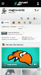Mobile Screenshot of magicswordz.deviantart.com