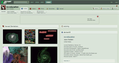 Desktop Screenshot of no-education.deviantart.com