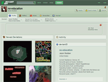 Tablet Screenshot of no-education.deviantart.com