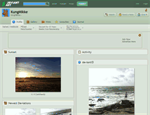 Tablet Screenshot of kungmikke.deviantart.com
