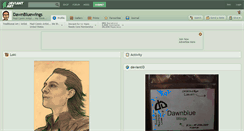 Desktop Screenshot of dawnbluewings.deviantart.com