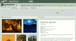 Desktop Screenshot of nealedeadlyalien.deviantart.com