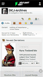 Mobile Screenshot of dicj-archives.deviantart.com