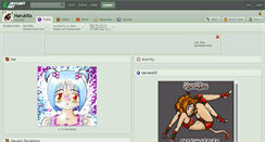 Desktop Screenshot of harukita.deviantart.com