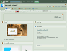 Tablet Screenshot of bumblebritches57.deviantart.com