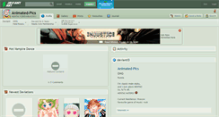 Desktop Screenshot of animated-pics.deviantart.com