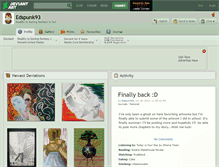 Tablet Screenshot of edspunk93.deviantart.com