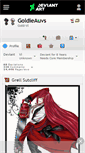 Mobile Screenshot of goldieauvs.deviantart.com