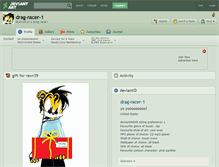 Tablet Screenshot of drag-racer-1.deviantart.com