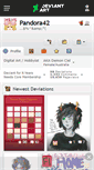 Mobile Screenshot of pandora42.deviantart.com
