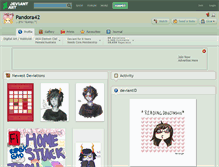 Tablet Screenshot of pandora42.deviantart.com