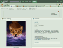 Tablet Screenshot of gurain.deviantart.com