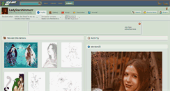 Desktop Screenshot of ladystarshimmerr.deviantart.com