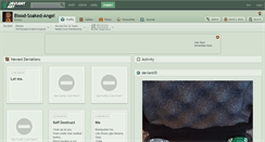 Desktop Screenshot of blood-soaked-angel.deviantart.com
