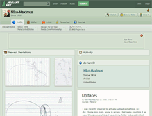 Tablet Screenshot of niko-maximus.deviantart.com