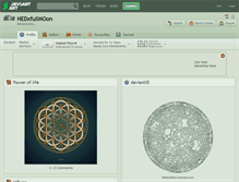 Tablet Screenshot of nedxfullmoon.deviantart.com