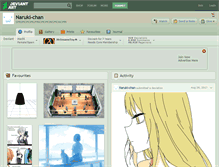 Tablet Screenshot of naruki-chan.deviantart.com