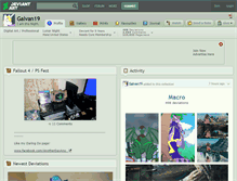 Tablet Screenshot of galvan19.deviantart.com