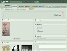 Tablet Screenshot of greeem.deviantart.com
