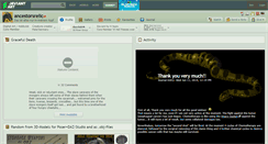 Desktop Screenshot of ancestorsrelic.deviantart.com
