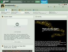 Tablet Screenshot of ancestorsrelic.deviantart.com