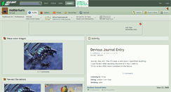 Desktop Screenshot of motterhorn.deviantart.com