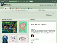 Tablet Screenshot of mariks-stock.deviantart.com