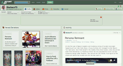 Desktop Screenshot of blackace70.deviantart.com