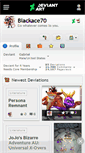 Mobile Screenshot of blackace70.deviantart.com