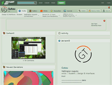 Tablet Screenshot of gutuu.deviantart.com