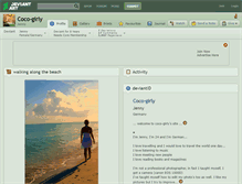 Tablet Screenshot of coco-girly.deviantart.com