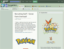 Tablet Screenshot of eves-garden.deviantart.com