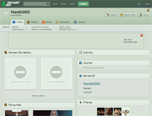 Tablet Screenshot of huncki2002.deviantart.com