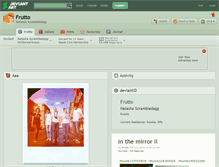 Tablet Screenshot of frutto.deviantart.com
