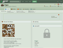 Tablet Screenshot of engxo.deviantart.com