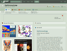 Tablet Screenshot of kashinnosuelynga.deviantart.com