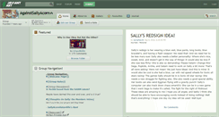 Desktop Screenshot of againstsallyacorn.deviantart.com