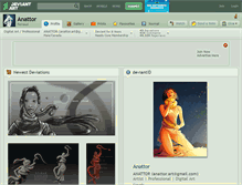 Tablet Screenshot of anattor.deviantart.com
