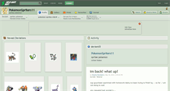 Desktop Screenshot of pokemonspriters11.deviantart.com