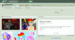 Desktop Screenshot of cranberrykrow.deviantart.com