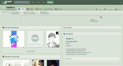 Desktop Screenshot of hanter-x.deviantart.com