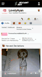 Mobile Screenshot of lovelynyan.deviantart.com