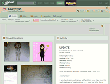 Tablet Screenshot of lovelynyan.deviantart.com